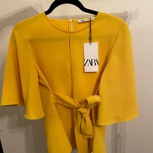 Zara Yellow Blouse